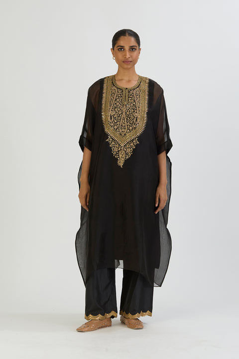 Zoya Kurta and Pant - Black