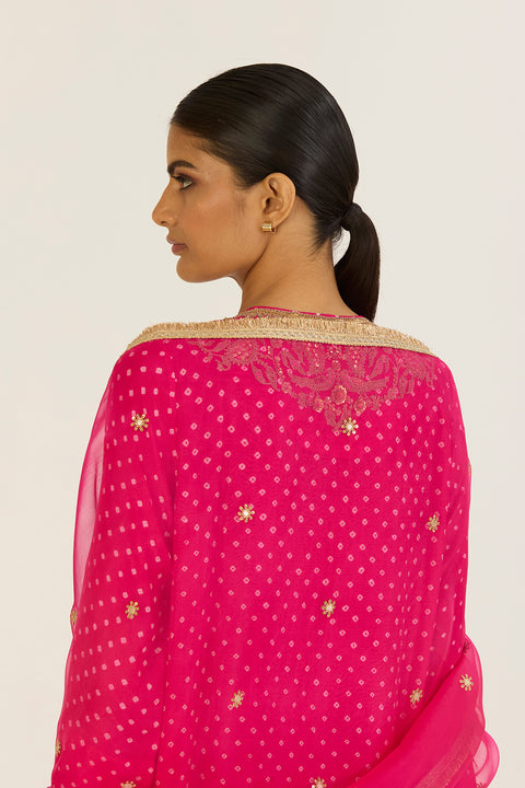 Brinda Dupatta - Fuschia