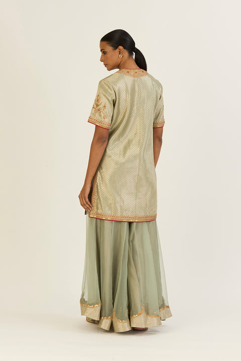 Mannat Kurta & Sharara - Jade