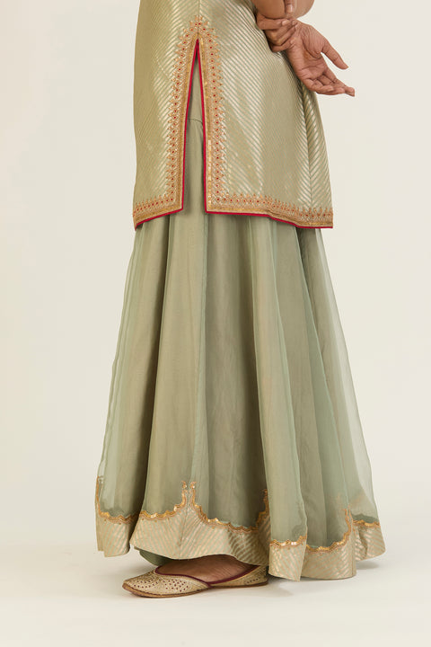 Mannat Kurta & Sharara - Jade