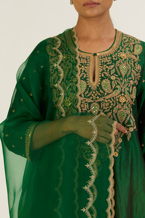 Brinda Dupatta - Green