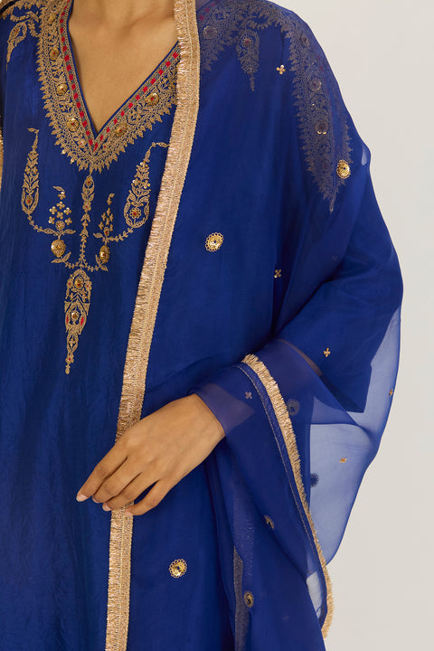 Unnati Dupatta - Royal Blue