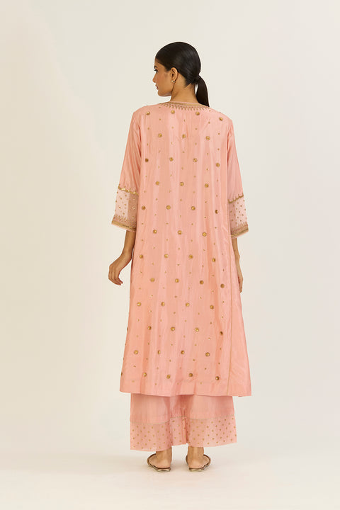 Druti Kurta & Pant - Salmon Pink