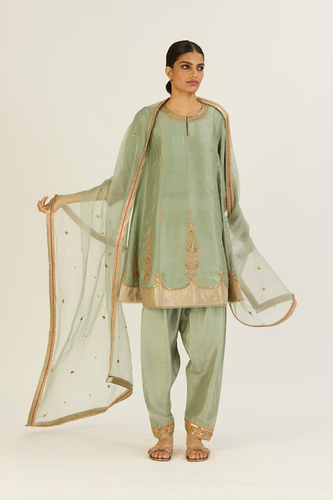 Mehar Dupatta - Jade