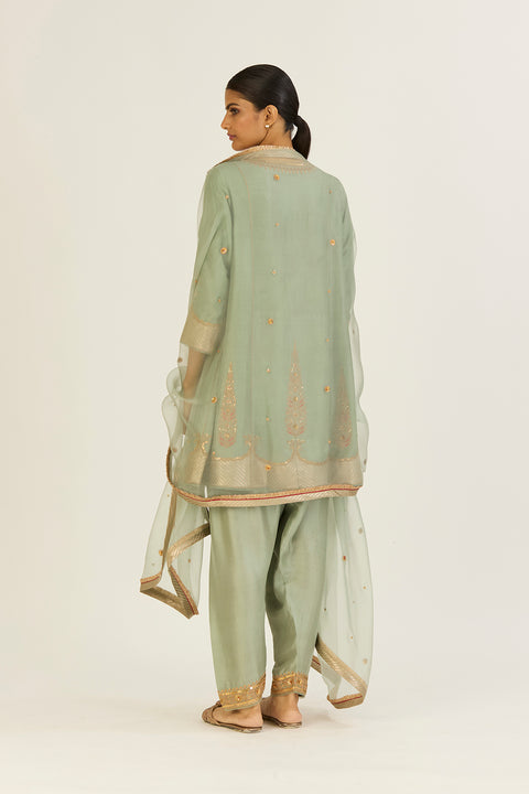 Mehar Dupatta - Jade