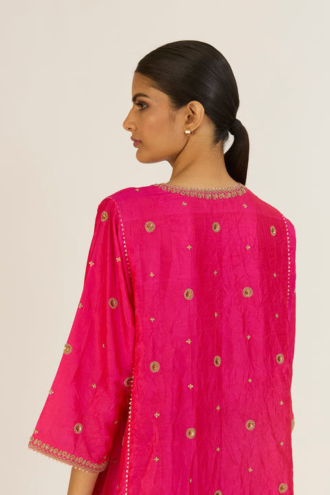 Hina Kurta & Pant - Fuschia