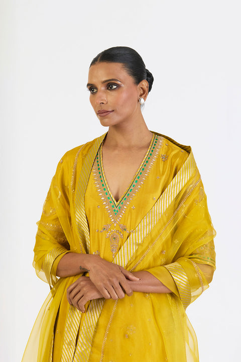 Latika Dupatta - Lime