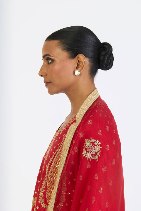 Rupal Dupatta - Red