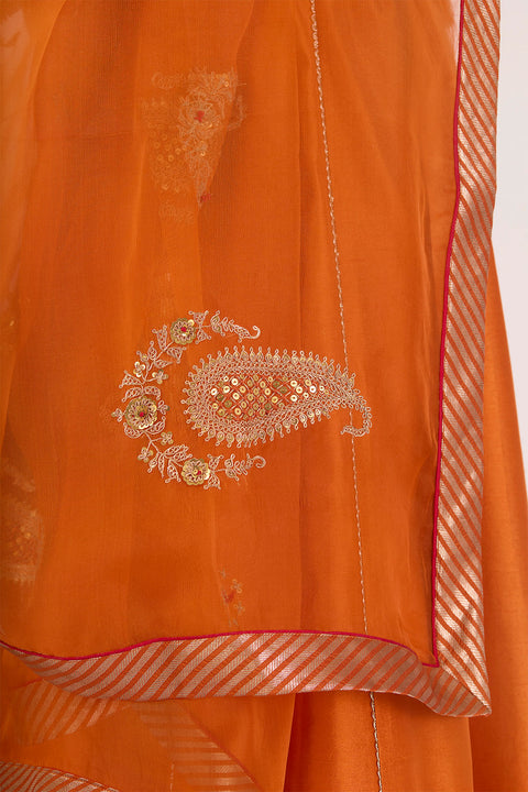 Aditi Dupatta - Orange