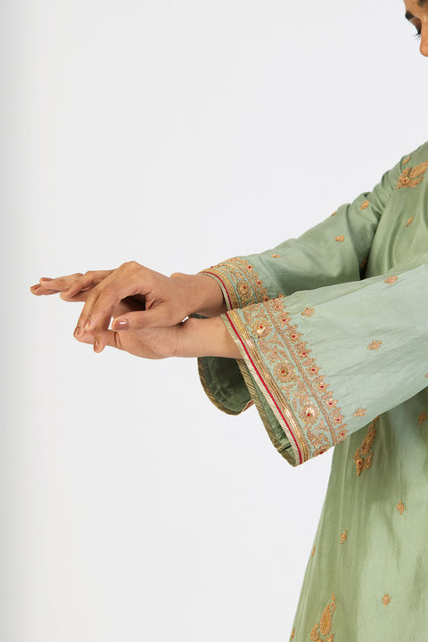 Chandni Kurta and Pant - Jade