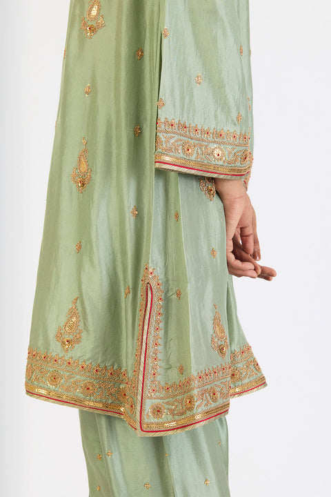Chandni Kurta and Pant - Jade
