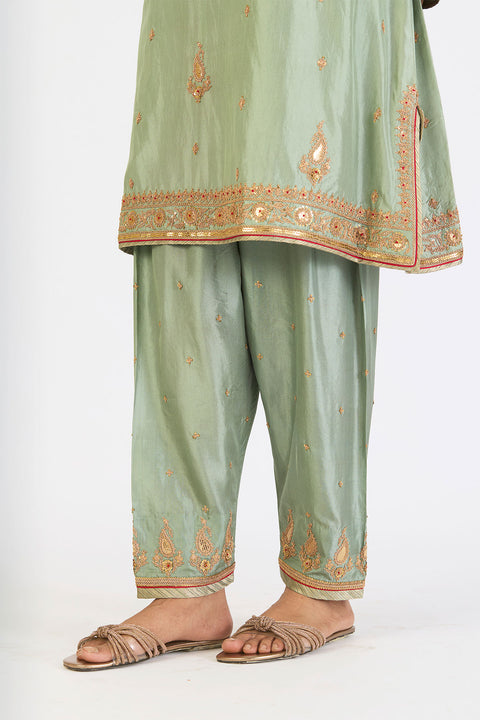 Chandni Kurta and Pant - Jade