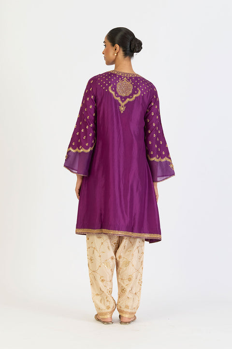 Anika Kurta and Pant - Magenta
