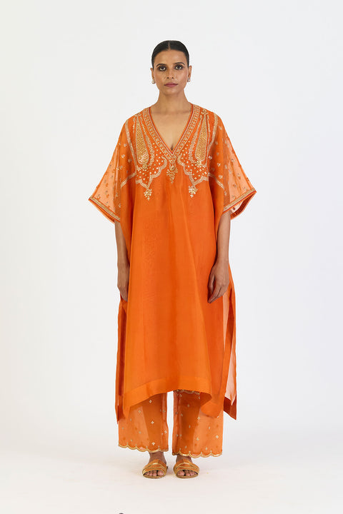 Madhavi Kaftan and Pant - Orange
