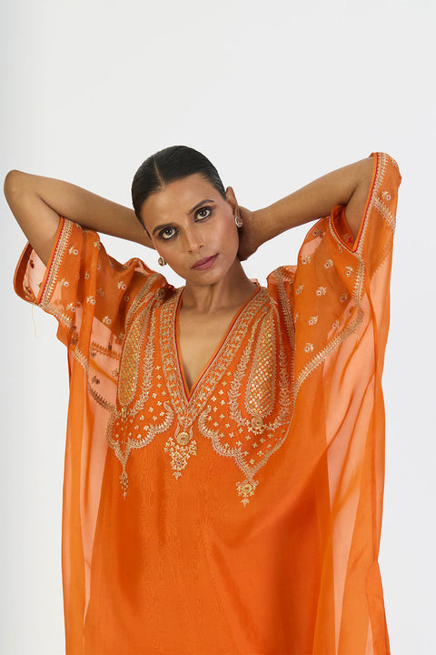 Madhavi Kaftan and Pant - Orange