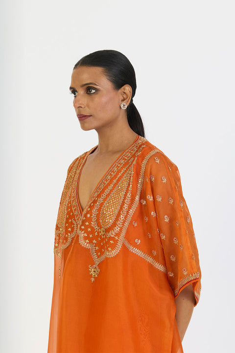 Madhavi Kaftan and Pant - Orange