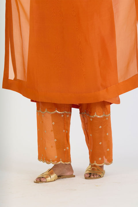Madhavi Kaftan and Pant - Orange
