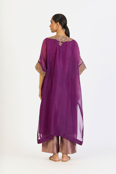 Aishani Kaftan and Pant - Magenta
