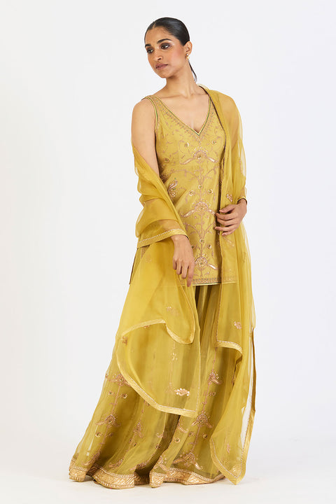 Toor Dupatta - Mint Green