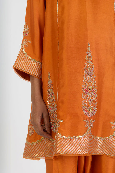Mehar Kurta & Pant - Orange
