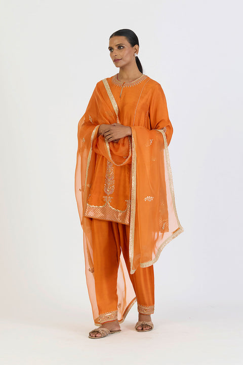 Toor Dupatta - Orange