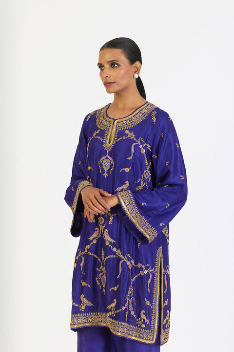 Mahika Kurta and Pant - Purple
