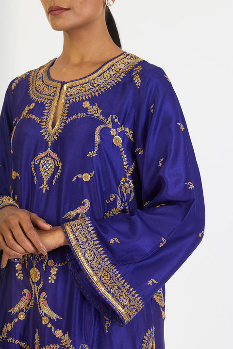 Mahika Kurta and Pant - Purple