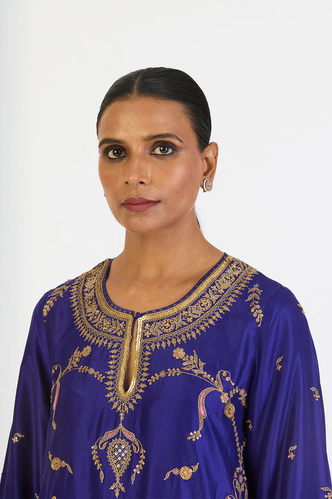 Mahika Kurta and Pant - Purple