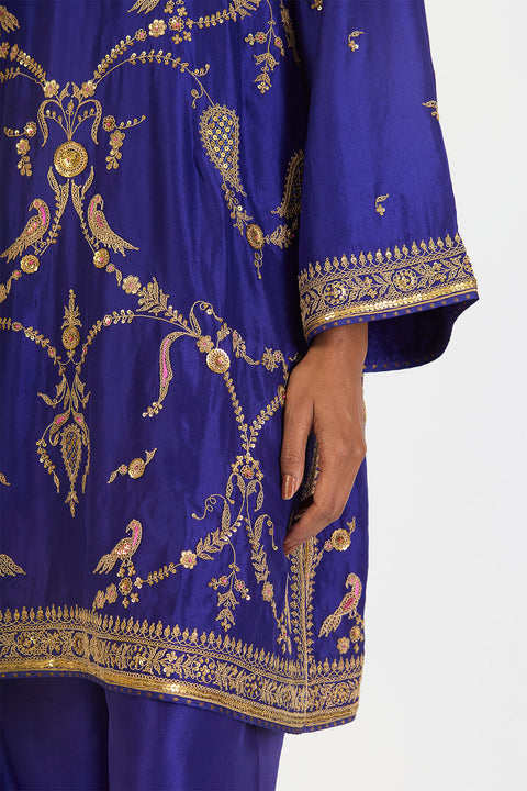 Mahika Kurta and Pant - Purple
