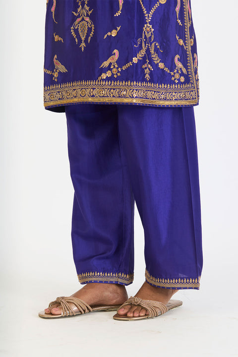 Mahika Kurta and Pant - Purple