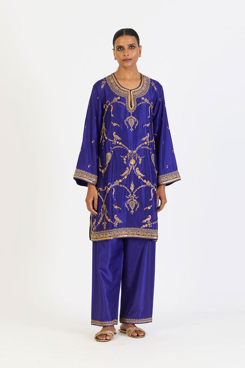 Mahika Kurta and Pant - Purple