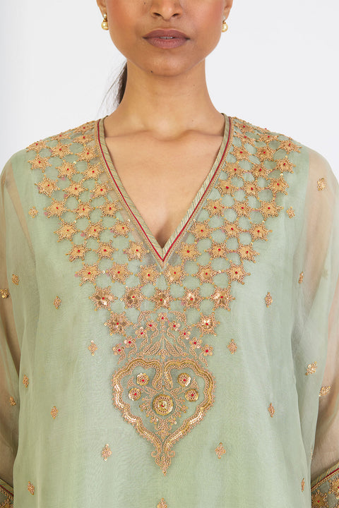 Nayra Kurta and Pant - Jade