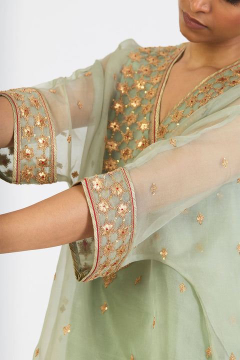 Nayra Kurta and Pant - Jade