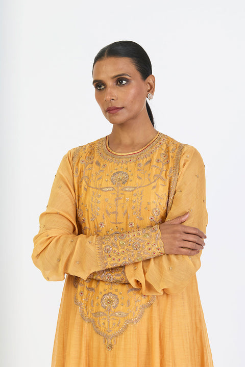 Supriya Kurta and Pant - Mango Yellow