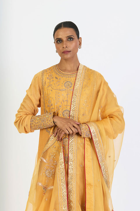 Archana Dupatta - Mango Yellow