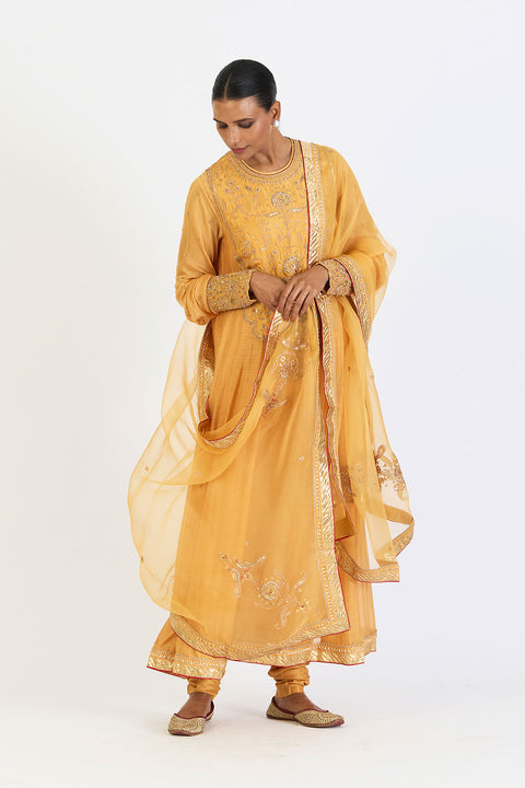 Archana Dupatta - Mango Yellow