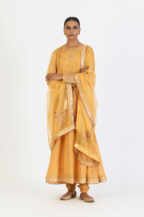Supriya Kurta and Pant - Mango Yellow