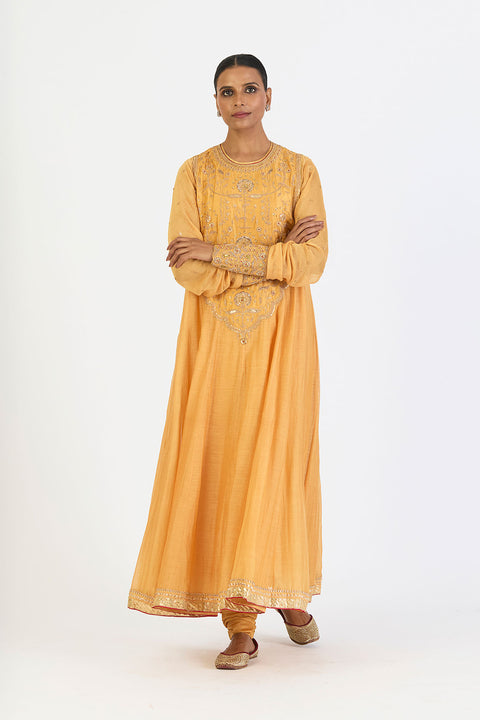 Supriya Kurta and Pant - Mango Yellow