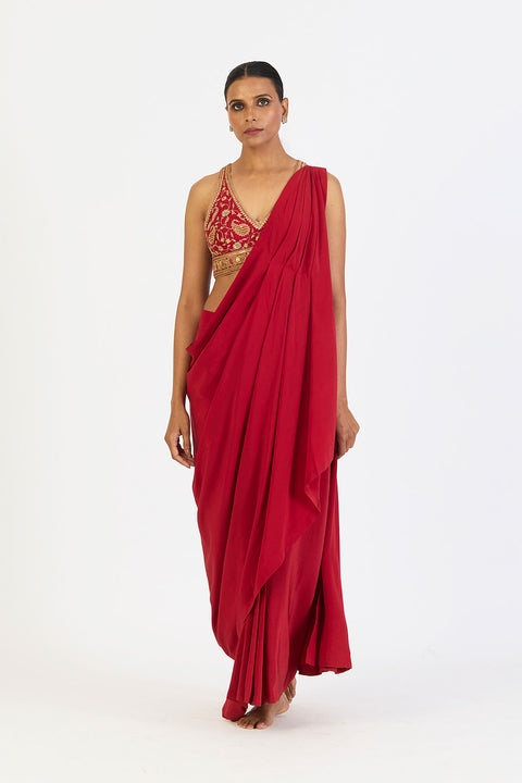 Moksha Saree - Red