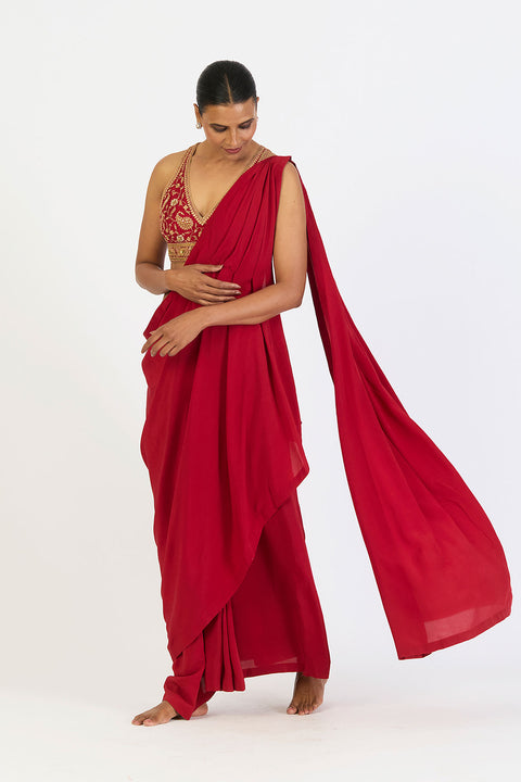 Moksha Saree - Red