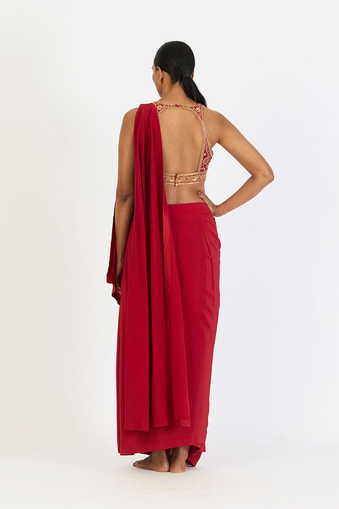 Moksha Saree - Red