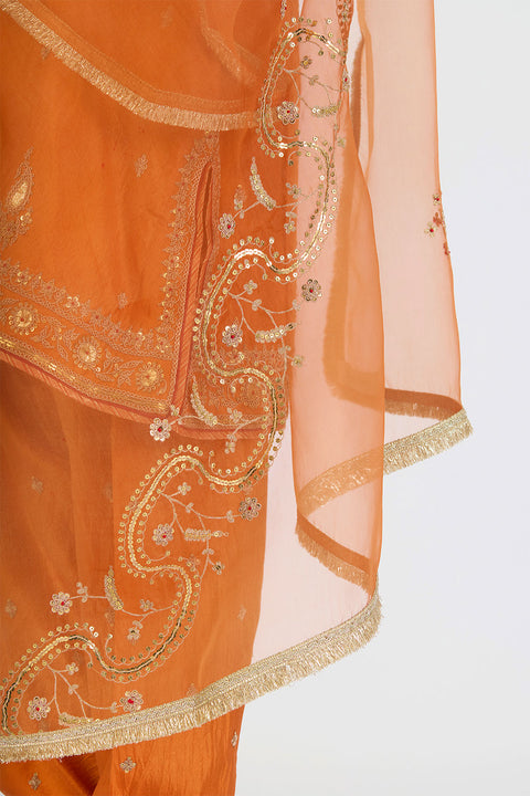 Aarini Dupatta - Orange