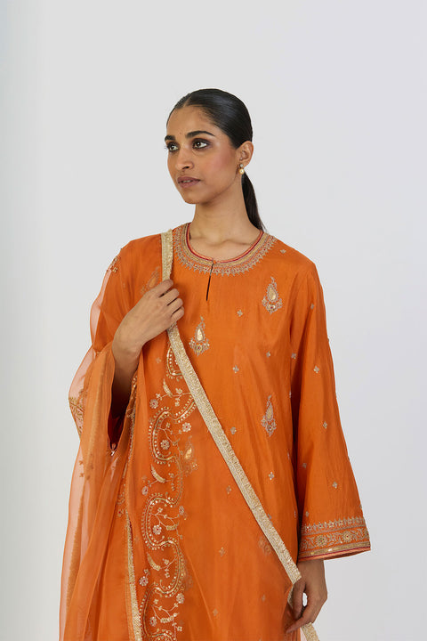 Aarini Dupatta - Orange