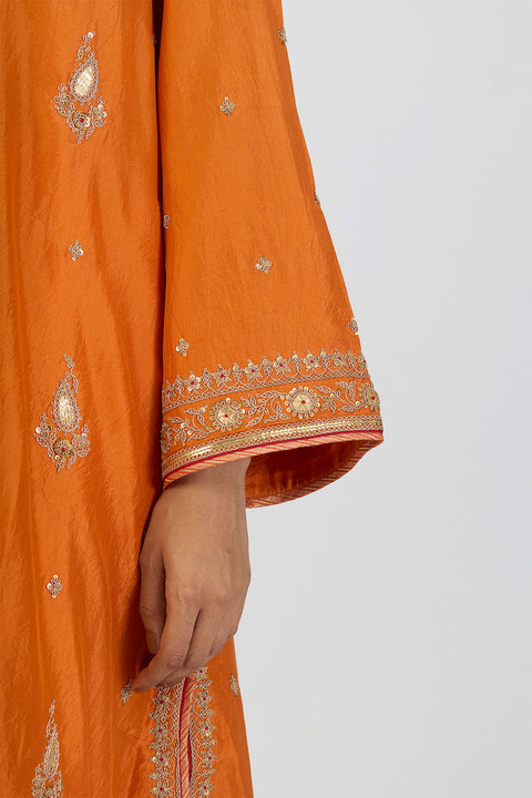 Chandni Kurta and Pant - Orange