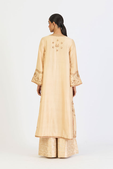 Gunjan Jacket Set - Oats