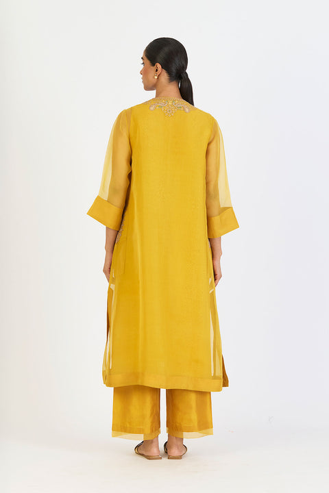 Charu Kurta and Pants - Lime