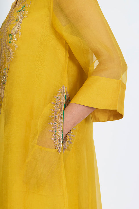 Charu Kurta and Pants - Lime