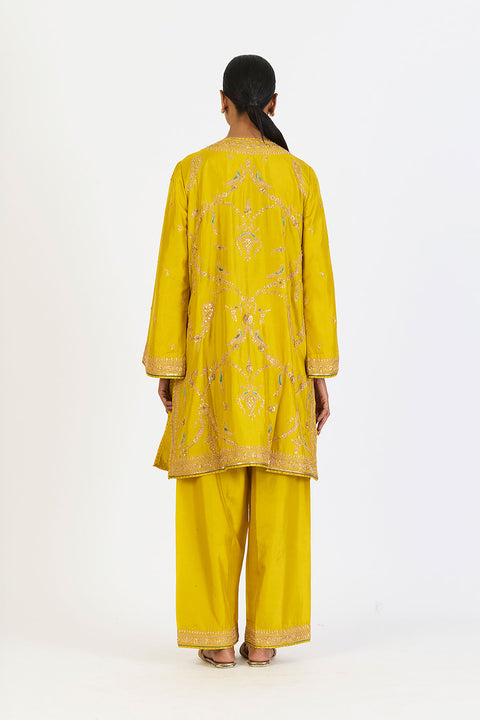 Mahika Kurta and Pant - Lime