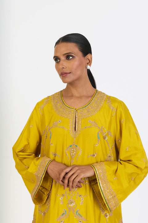 Mahika Kurta and Pant - Lime