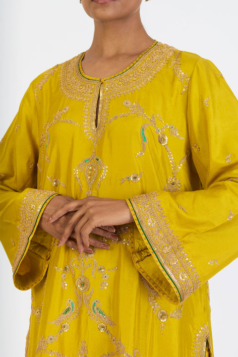 Mahika Kurta and Pant - Lime
